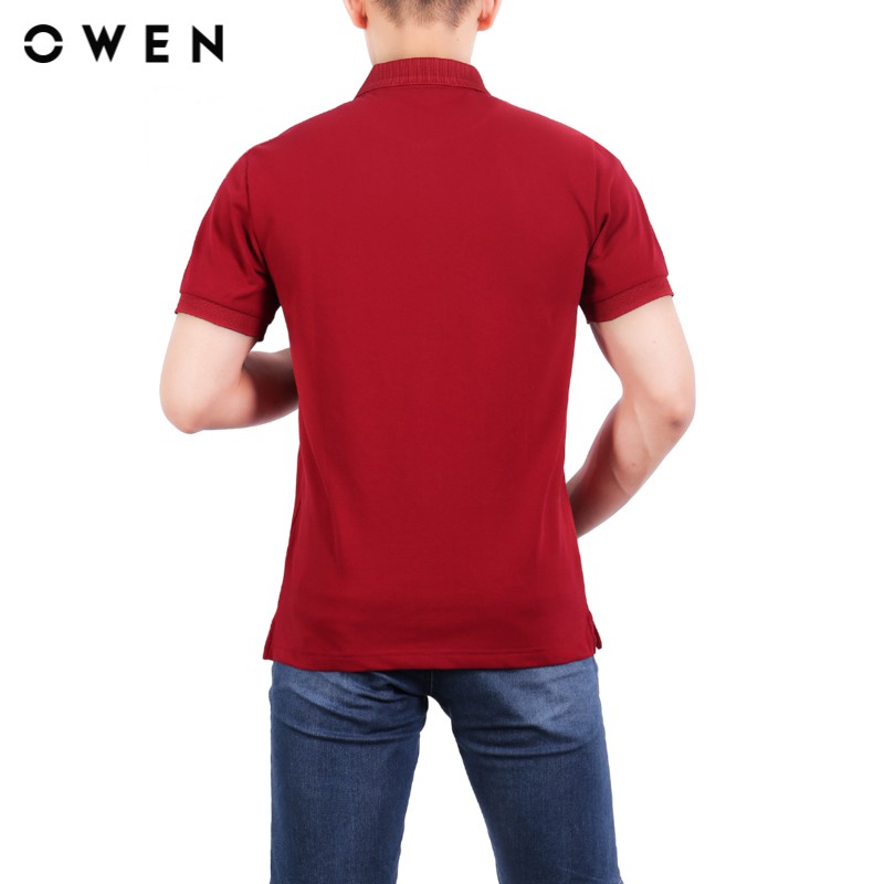 Áo polo ngắn tay Owen Body fit màu đỏ - APV23744 (MHR)