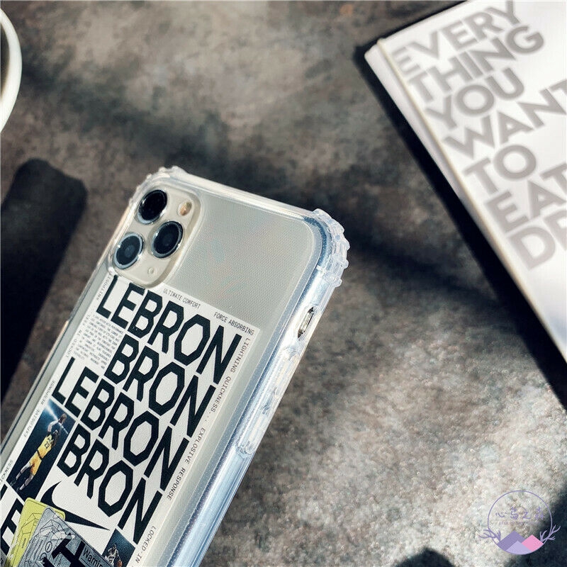 Ốp Điện Thoại Mềm Hình Nhãn Hiệu Lebron Cho iPhone 12 Pro Max 11 Pro Max 7 8 Plus XR XS Max