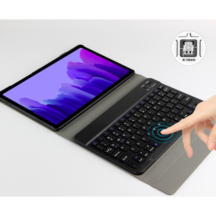 Bao da kèm bàn phím Bluetooth Samsung Tab A7 2020 T500/T505 Smart Keyboard