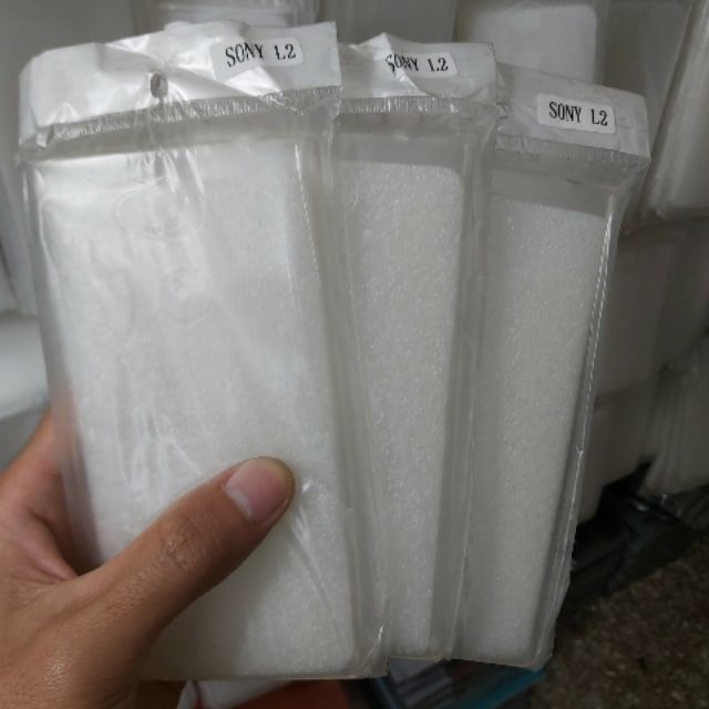 Bộ 3 chiếc ốp silicon sony L2 trong suốt (loại A)