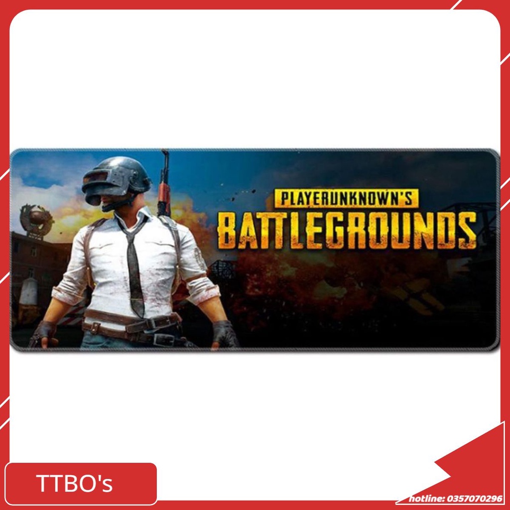 Bàn di chuột game PUBG  30*70cm TTBO's