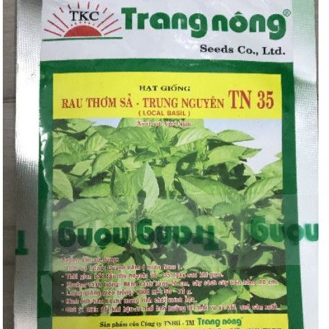 Hạt giống rau Thơm sả - Trung Nguyên TN 35 gói 1g