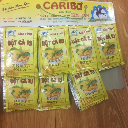 Bột gia vị nấu Cà ri Caribo hiệu Con Én Đức Giang set 5 gói