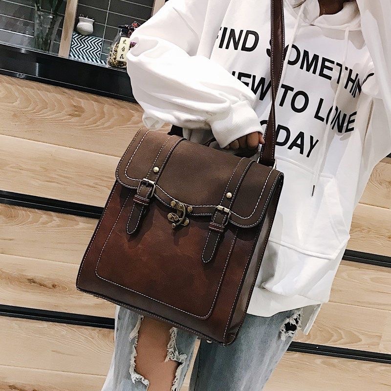 BLN499H508 BALO ĐEO CHÉO THỜI TRANG NỮ BALO HỘP VUÔNG VINTAGE DA PU ULZZANG
