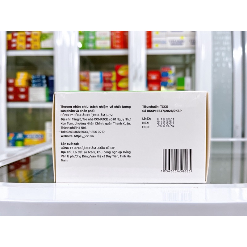 ✅ Chất xơ JV - Bổ sung chất xơ, giúp nhuận tràng, tiêu hóa tốt Dược CVI nguyên liệu từ Bỉ