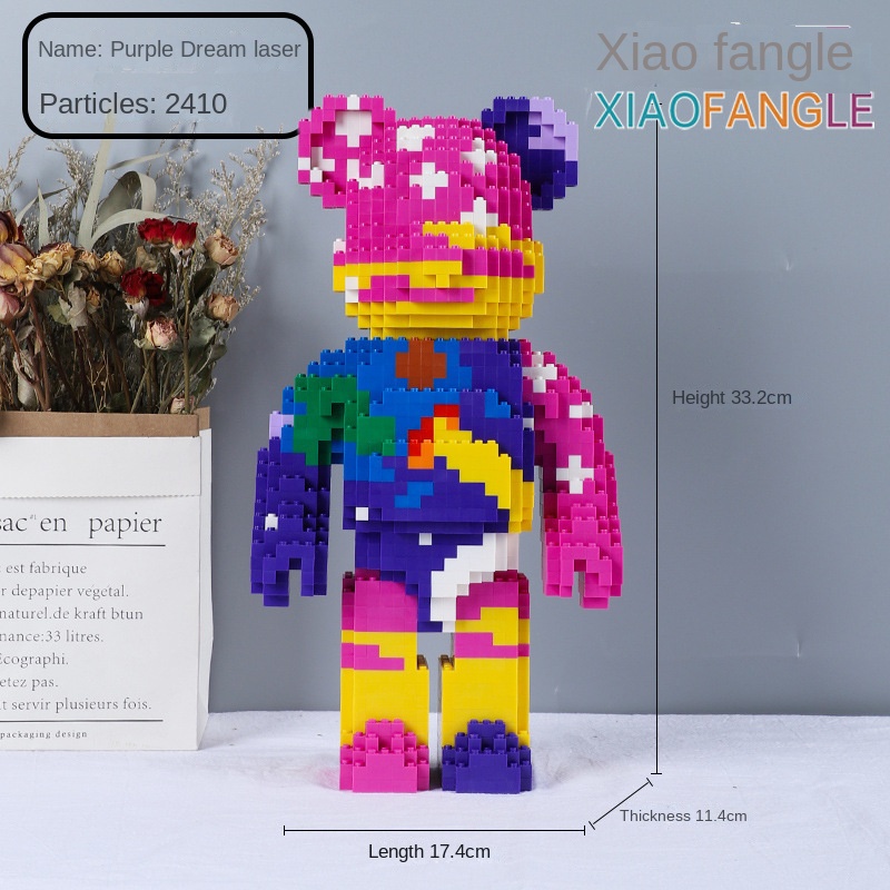 Đồ Chơi Lắp Ráp Hình Chú Gấu Độc Đáo Cho Nam Và Nữ