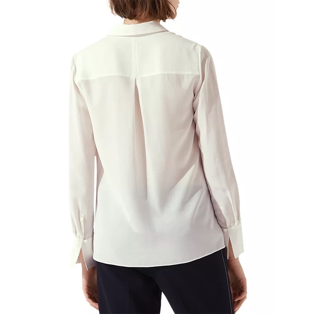 Áo sơ mi lụa trắng Jigsaw Silk Shirt J33889