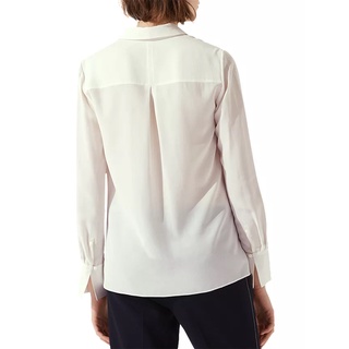 Áo sơ mi lụa trắng Jigsaw Silk Shirt J33889