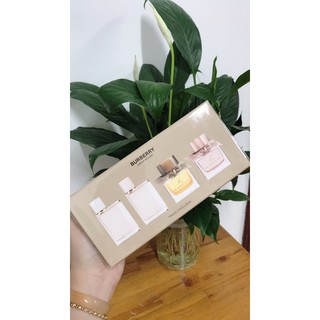Sét nước hoa mini nữ Burberry 4 chai (5ml)