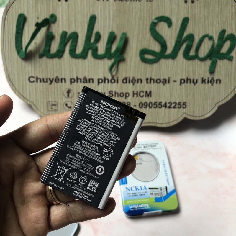 Pin 4L xài cho điện thoại Nokia E71 E72 E63 loại tốt Bảo hành 1 tháng