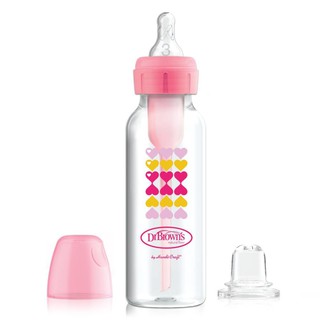  Bình sữa Dr.Brown's cổ hẹp 250ml nhựa pp options plus chuyển đổi 2 giai đoạn