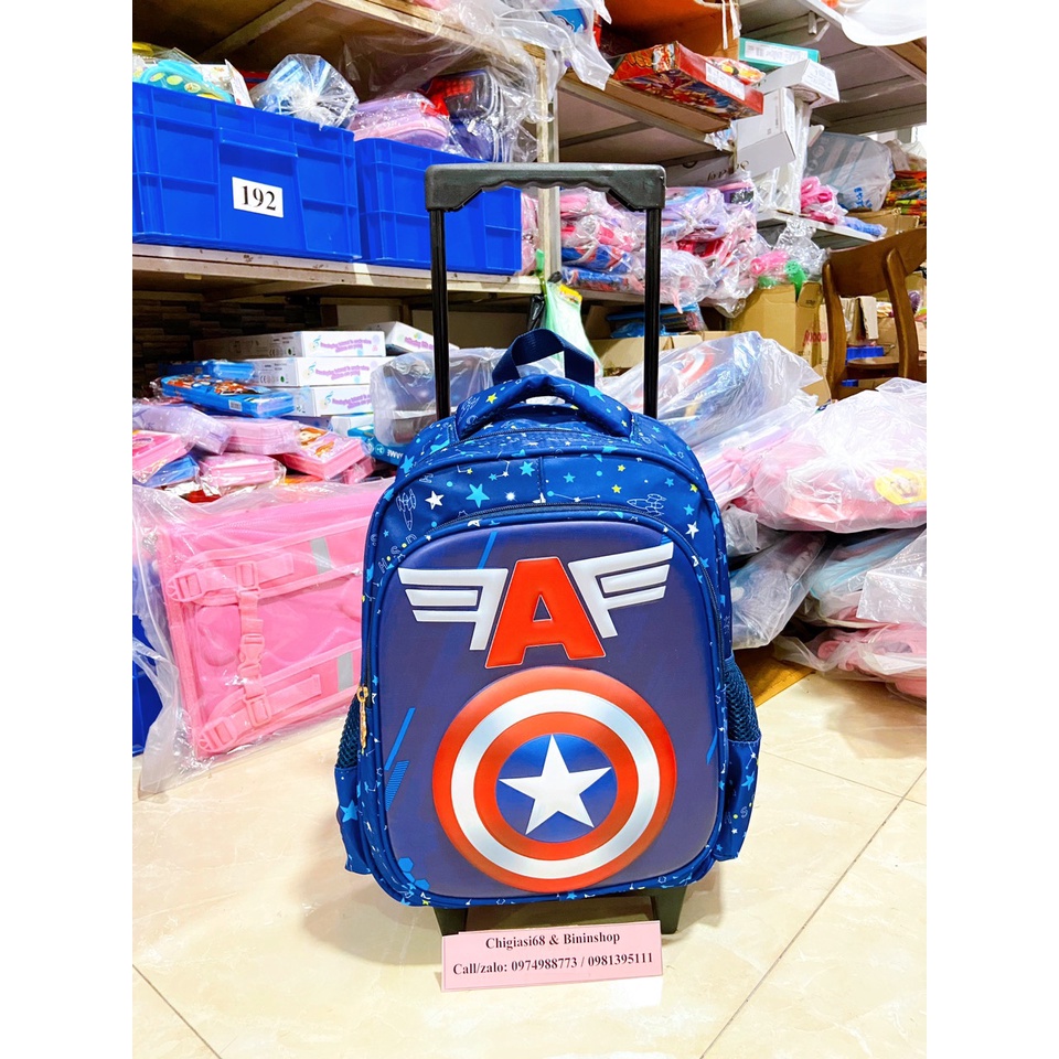 BALO KÉO CHO BÉ TIỂU HỌC LỚP 1.2 CAO CẤP SIÊU NHẸ CHỐNG THẤM NƯỚC- tặng móc khoá.- TOYS89