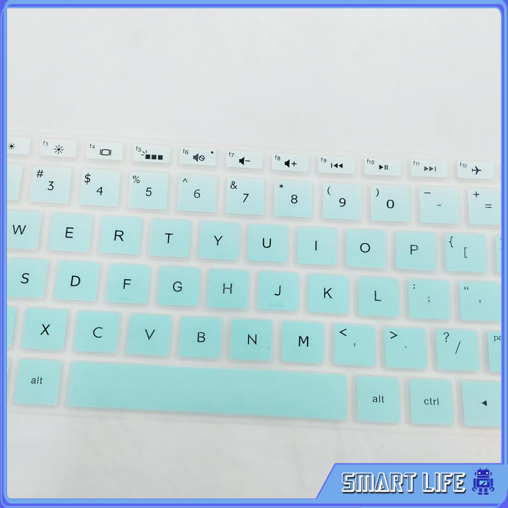 [Smart Life 🔑]Soft Laptop Keyboard Skin Protector Cover For HP 15.6 inch BF Blue