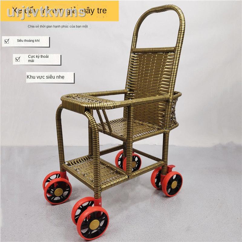 Xe đẩy em bé sáng ra mây giả ghế trẻ ngồi mùa hè mát mẻ
