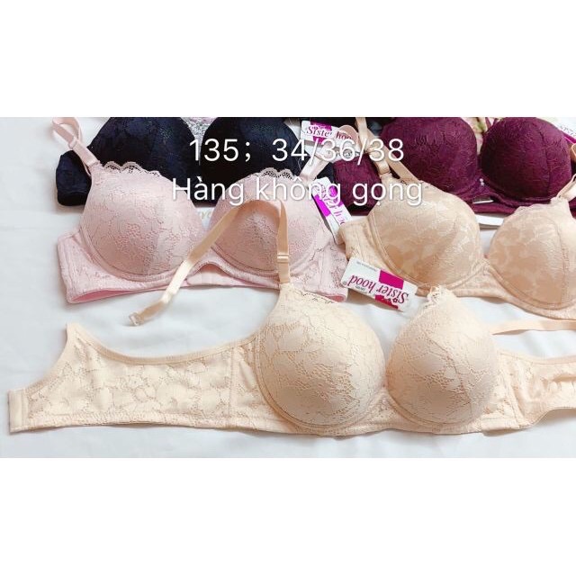 (135)áo lót ren không gọng hàng SISTET HOOT -THÁI LAN