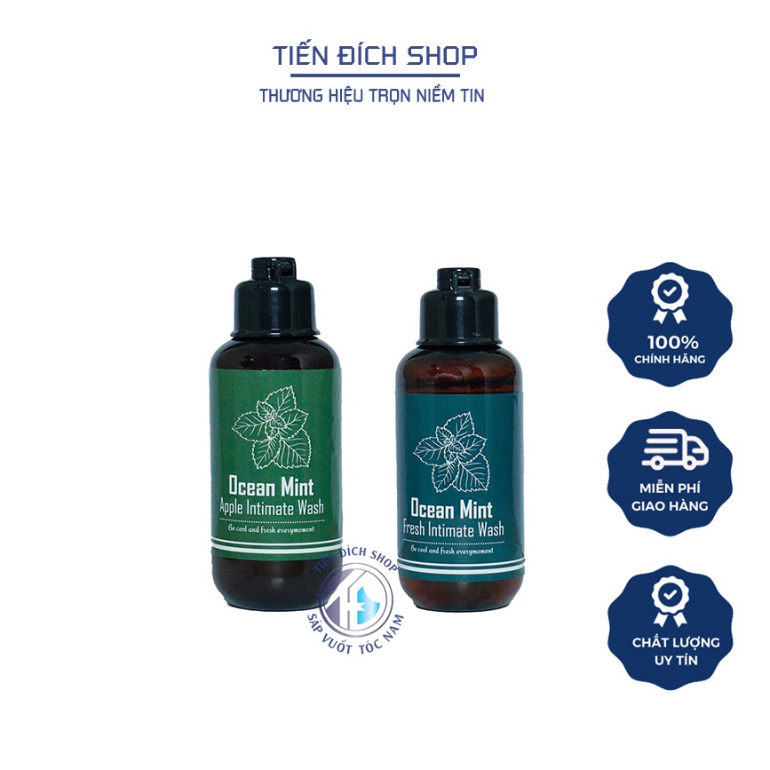 Dung dịch vệ sinh nam Ocean Mint  100ml chính hãng | Dung dịch vệ sinh cho nam giới Việt