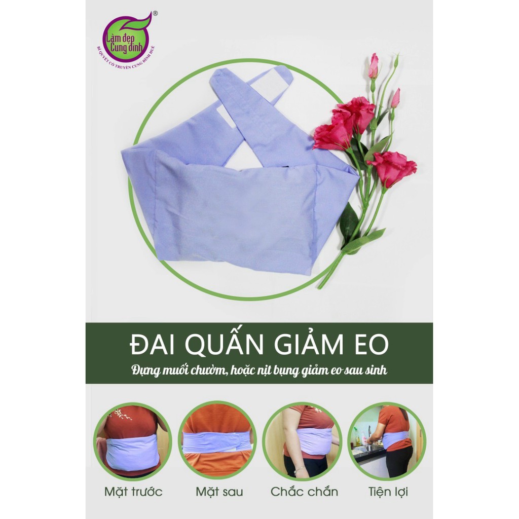 Đai Quấn Vải Đựng Muối Chườm Bụng Cho Mẹ Sau Sinh