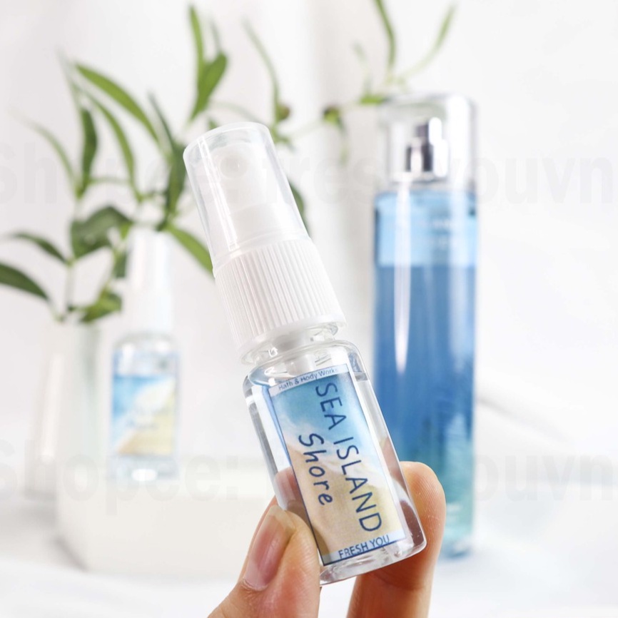 👑 L&G 💄 Xịt thơm Bodymist Bath & Body Work - SEA ISLAND SHORE 30ml/50ml/100ml