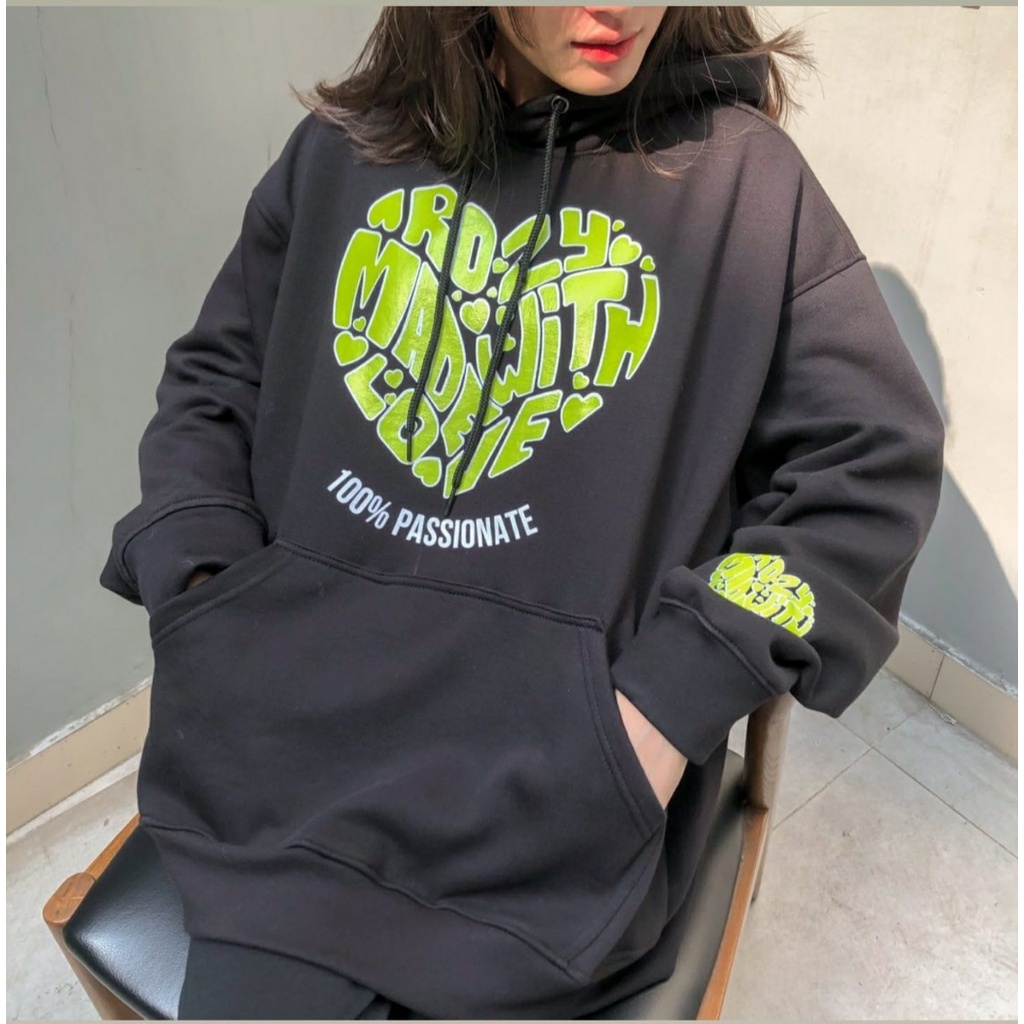 Áo Hoodie ROPI Form Rộng Nỉ Bông Dày Dặn Ulzzang Unisex | BigBuy360 - bigbuy360.vn