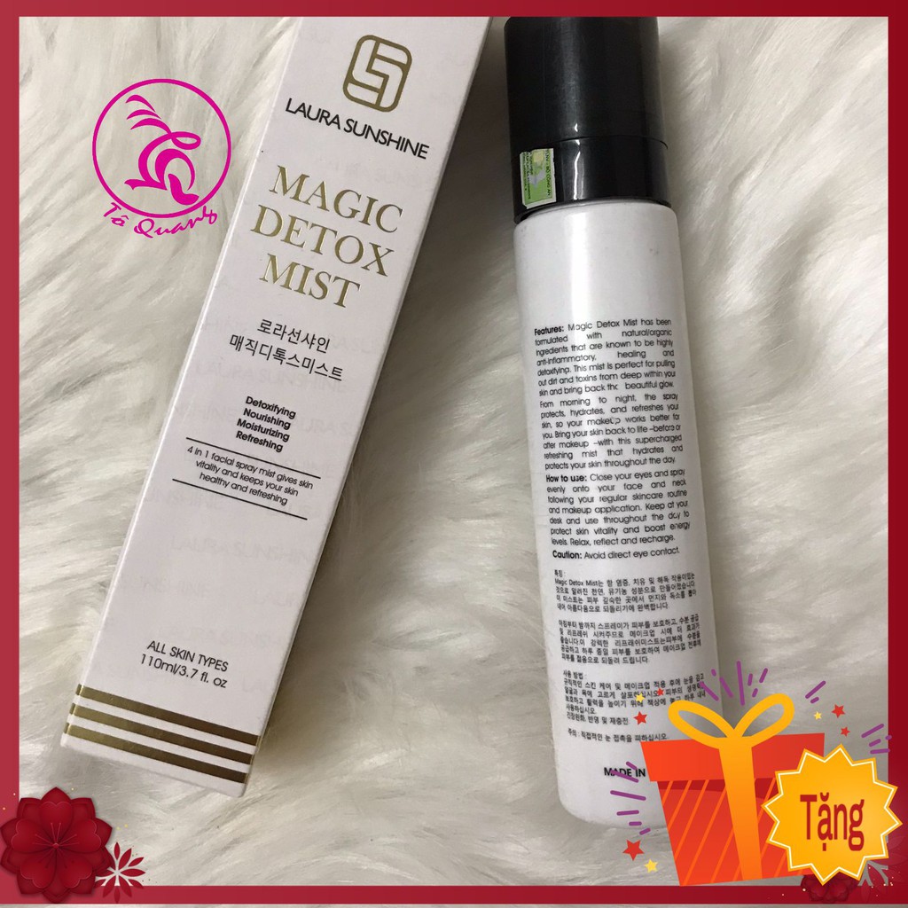 Khóang Detox thải độc Laura Sunshine Magic Detox Mist 4in1