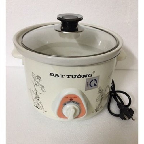 Nồi kho cá, Hầm cháo chậm đa năng Đạt Tường 1.5L /  2.5L