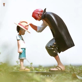 Hình Luffy Tóc đỏ Shanks Mô One Piece