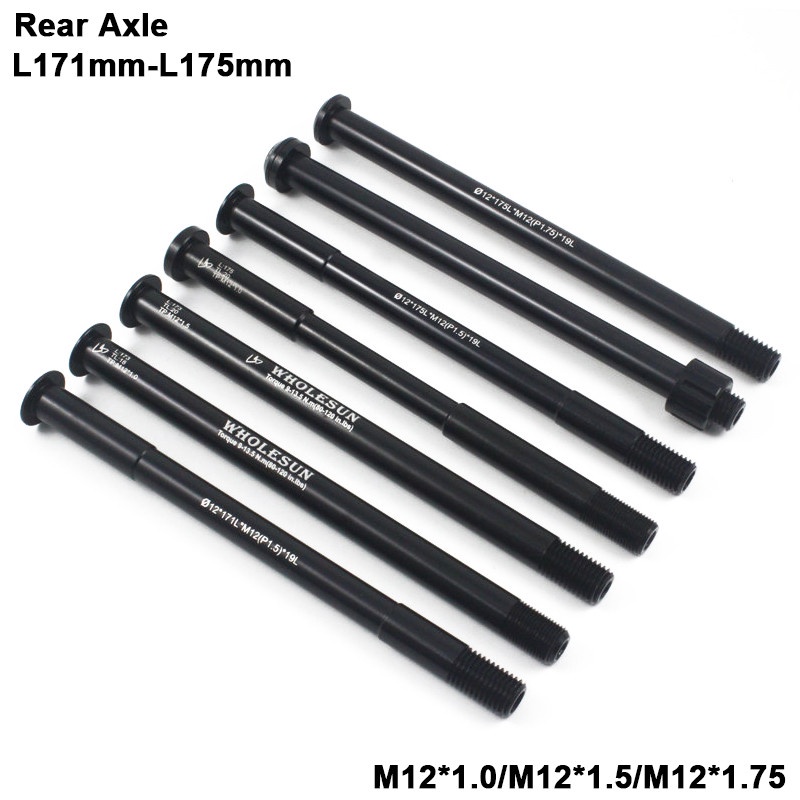 Trục Đứng Cho Trục Sau Xe Đạp L171 L173 L175 M12x1.0 M12x1.5 M12x1.75
