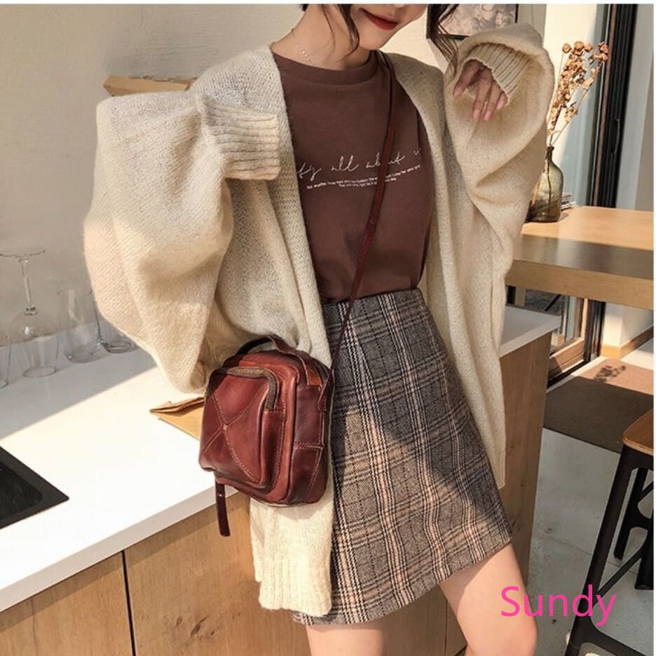 Chân Váy Caro Lưng Cao Phong Cách Hàn Quốc Cho Nữ | BigBuy360 - bigbuy360.vn