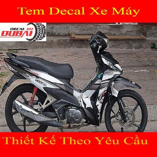 Tem Trùm Dán Wave RSX Cá Mập Trắng Đen