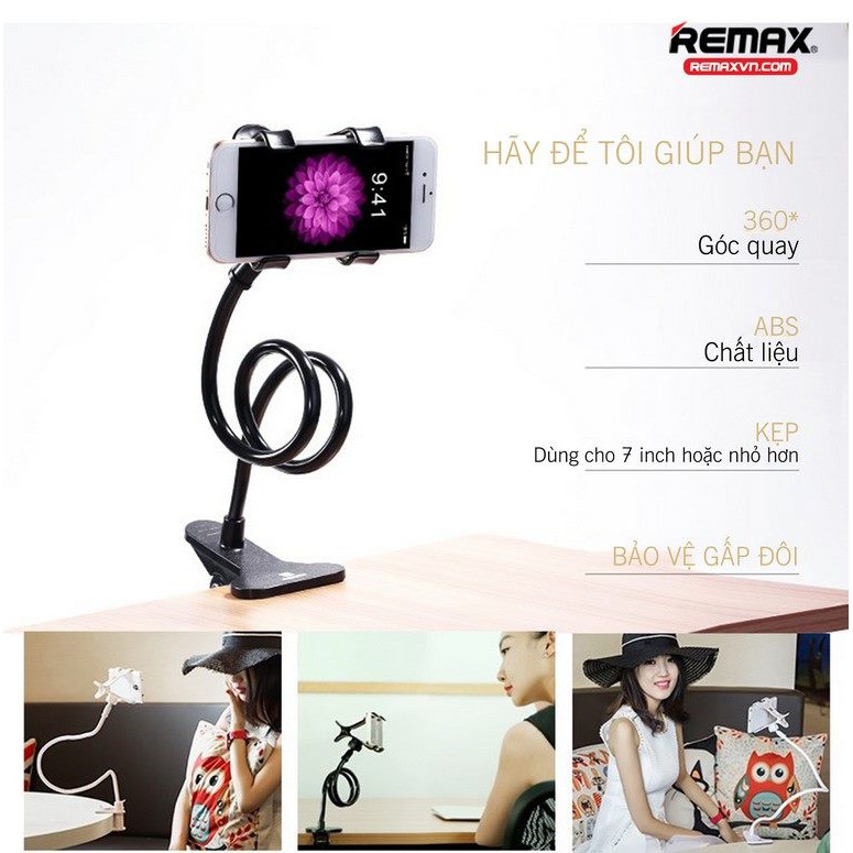 Kẹp điện thoại đuôi khỉ chính hãng REMAX RM-C22