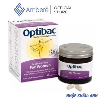 Men vi sinh OptiBac tím for Women ngăn ngừa viêm nhiễm vùng kín cho phụ nữ - Nhập khẩu UK -