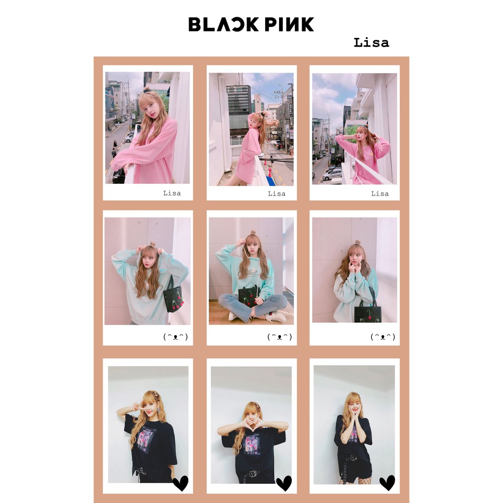 Lomo Card Ảnh BlackPink ( Polaroid style) - 36 ảnh