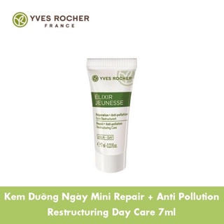 Tinh Chất Kem Dưỡng Ngày Yves Rocher Mini Restructuring Day Care - Normal To Combination Skins 7ml