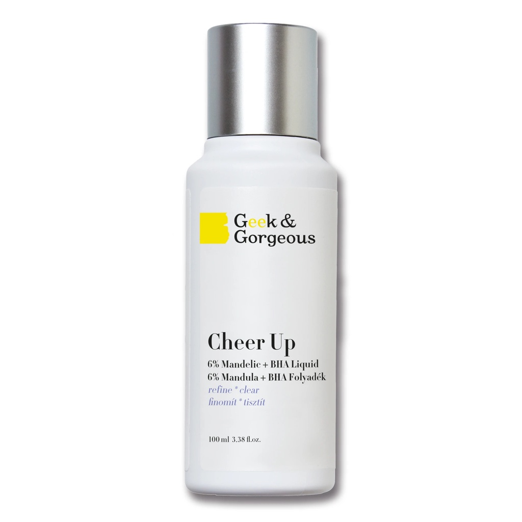 Mandelic Acid Geek&Gorgeous Cheer Up Mandelic Acid 5% + BHA 1% Acid Toner tẩy da chết hóa học