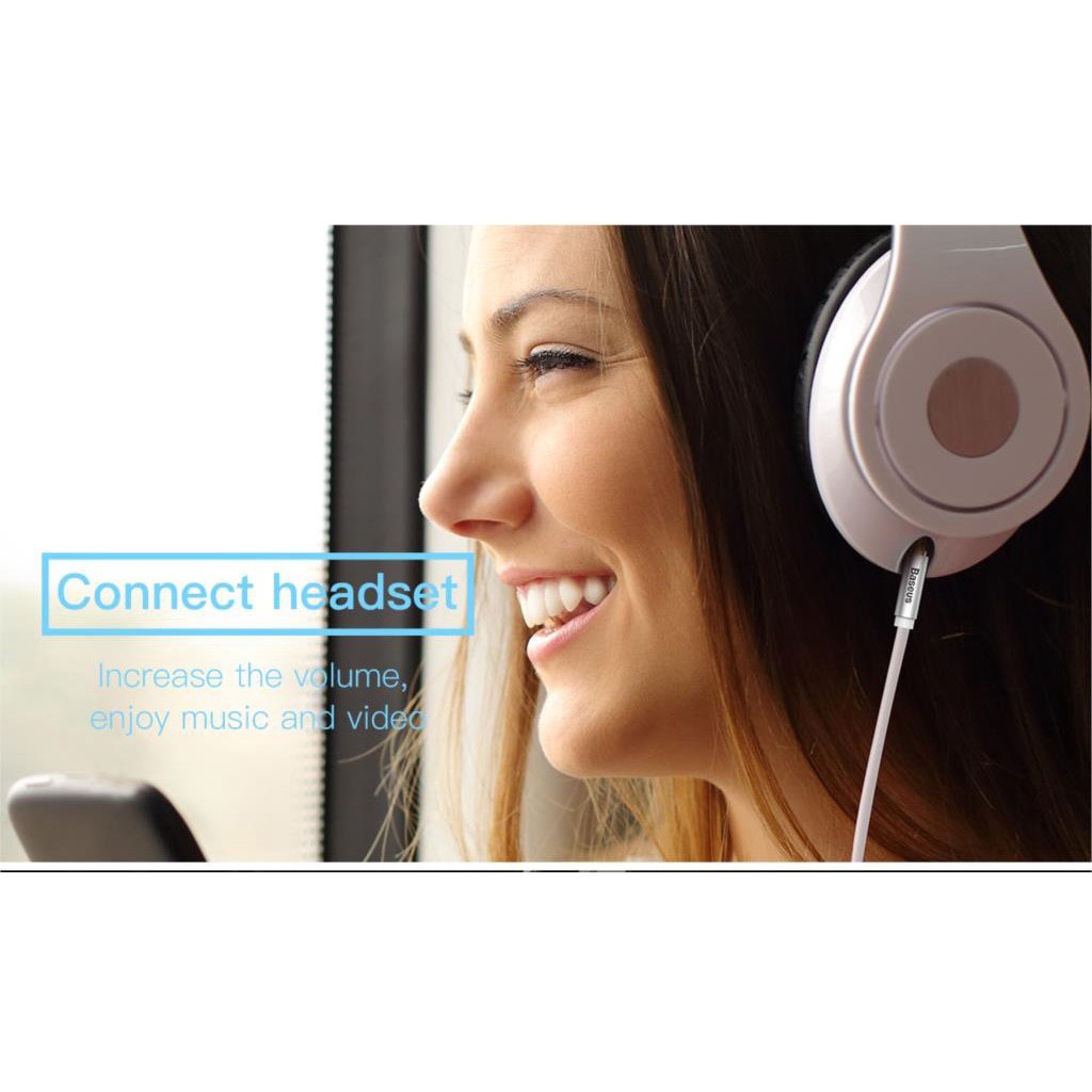 Cáp chuyển đổi type C sang jack 3.5 Baseus Cable Yiven Type-C male To 3.5 male Audio Cable M01