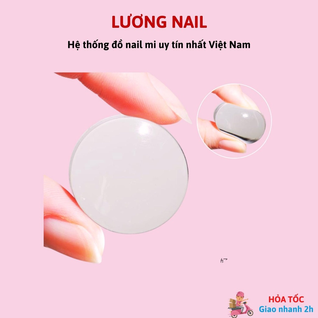 Con dấu silicon in hình nail french đầu móng tay