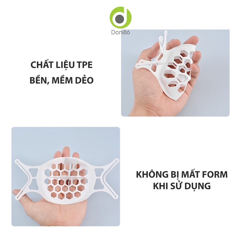 Khung khẩu trang 3D chống bí, giúp thoải mái khi đeo khẩu trang cả ngày_Doni86_DOPK194