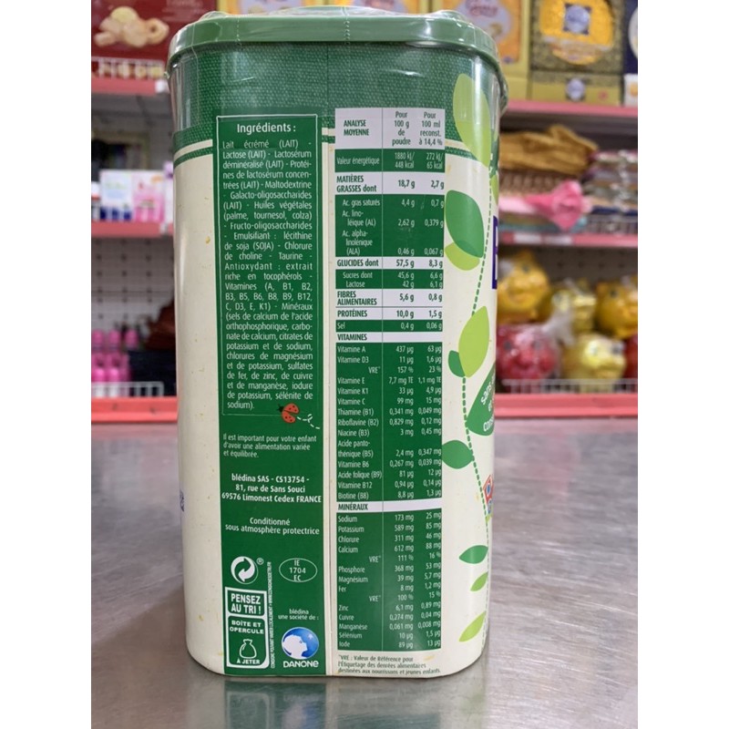 TCCN [Mẫu mới 2020]Sữa bột Bledilait Bledina số 3 hộp 900g [ date mới nhất ]