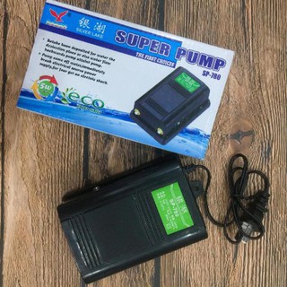 Máy sủi oxy 2 vòi hồ cá sp 780 hàng công ty tặng dây chống gập + cục sủi siêu mịn