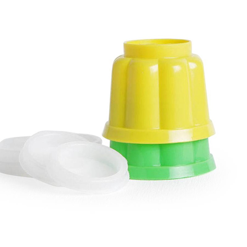 Bộ 6 khuôn làm rau câu , làm bánh có nắp đậy - BX1406