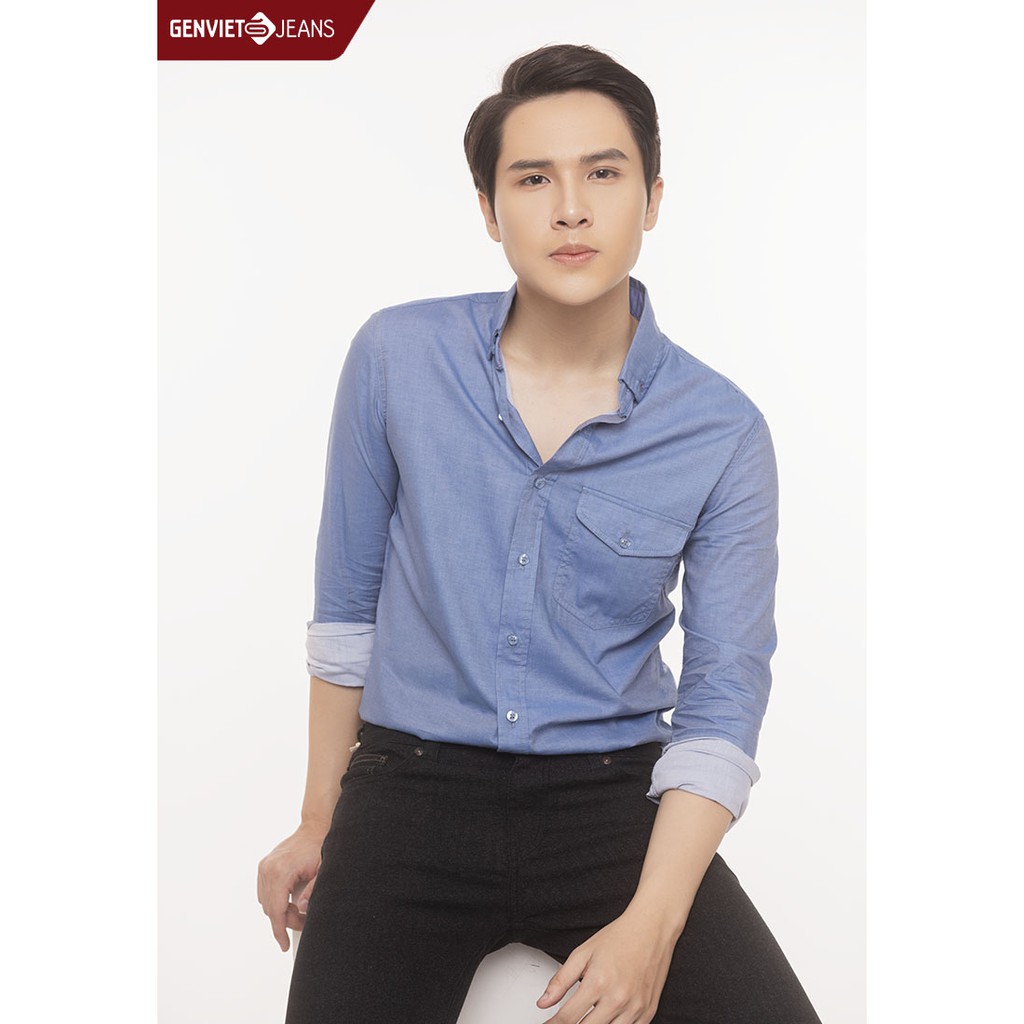 T3121C811 - Áo Sơmi Dài Tay Nam GENVIET