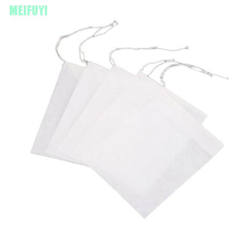 100 Túi lọc trà dây rút 5.5 x 7 cm tiện dụng