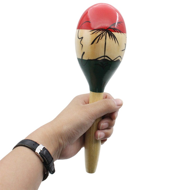Cặp lắc tay Maraca bằng gỗ sáng tạo