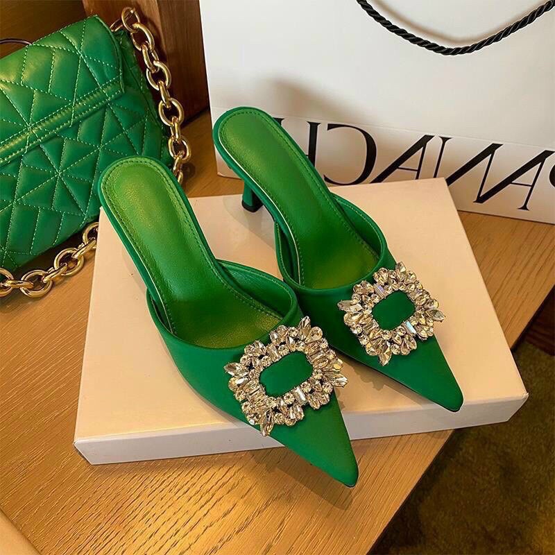 SORAMI.SHOES-Sục đính đá sang chảnh siêu xinh thời trang nữ tính