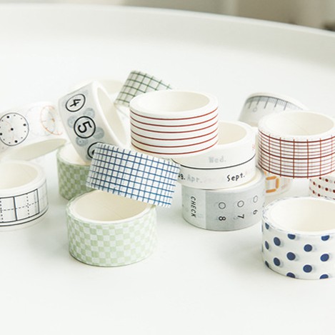 Set Washi Tape 3 cuộn trang trí