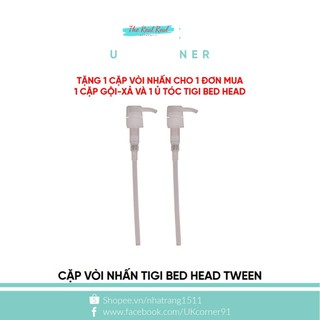 Cặp vòi nhấn Tigi Bed Head Tween