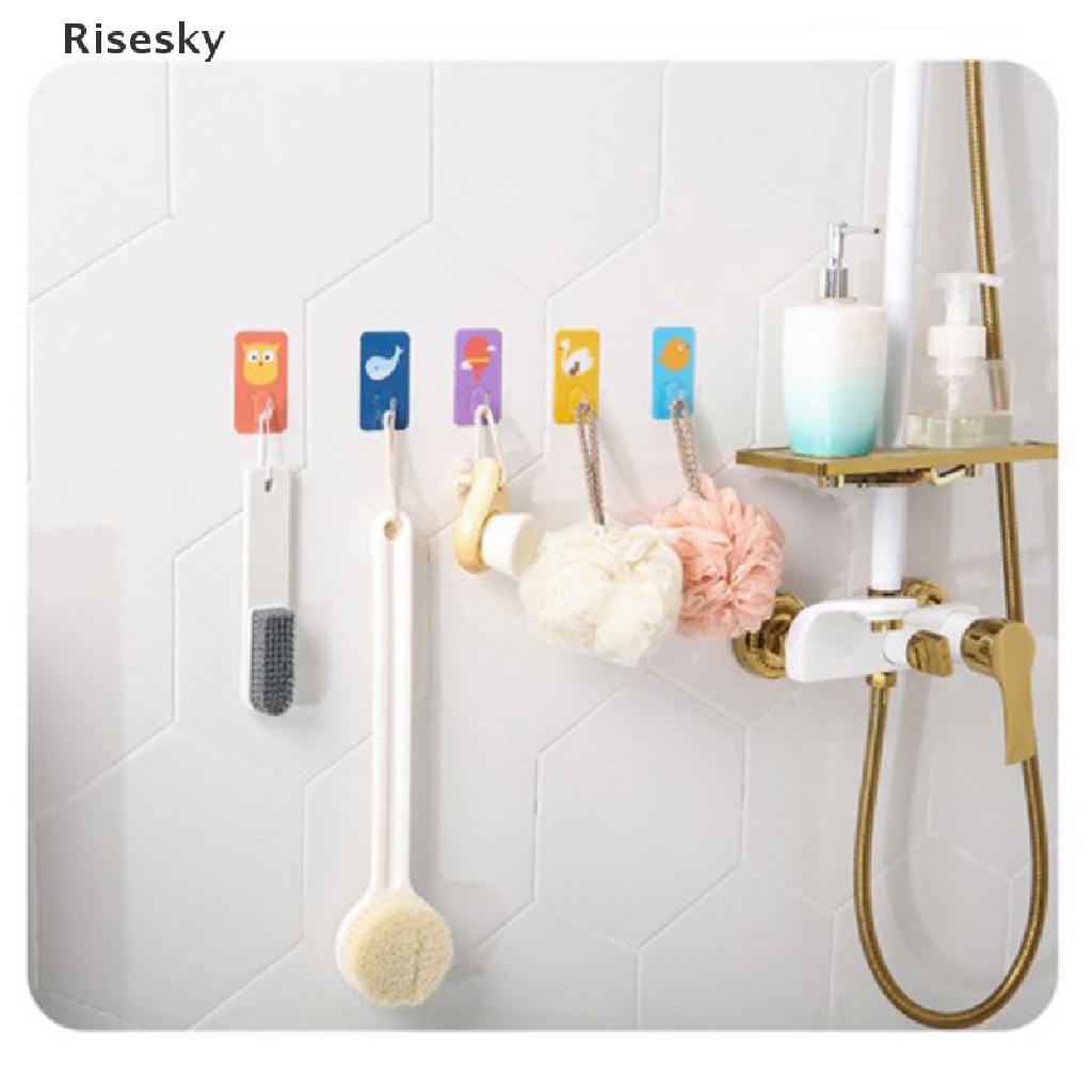 Móc Treo Đồ Dán Tường Không Cần Đục Lỗ Thiết Kế Dễ Thương Tiện Dụng Cho Nhà Bếp