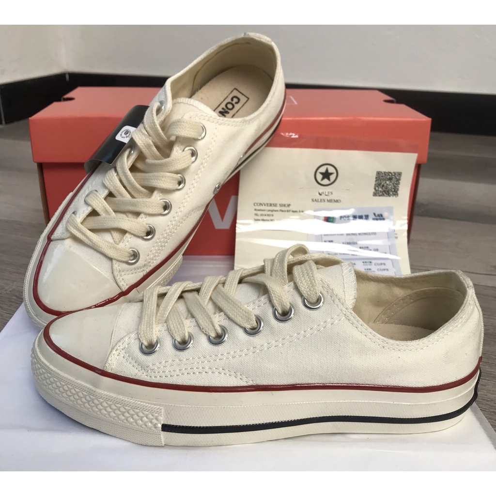 Giầy sneaker CV TT1 trắng, cổ thấp cho Nam Nữ ,kiểu dáng  thể thao (Full Box + Bill )