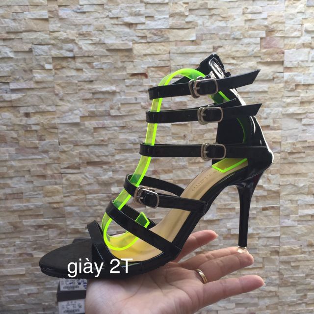 Giày cao gót giày bích phương 6 dây size 34 35 37 38 39 40