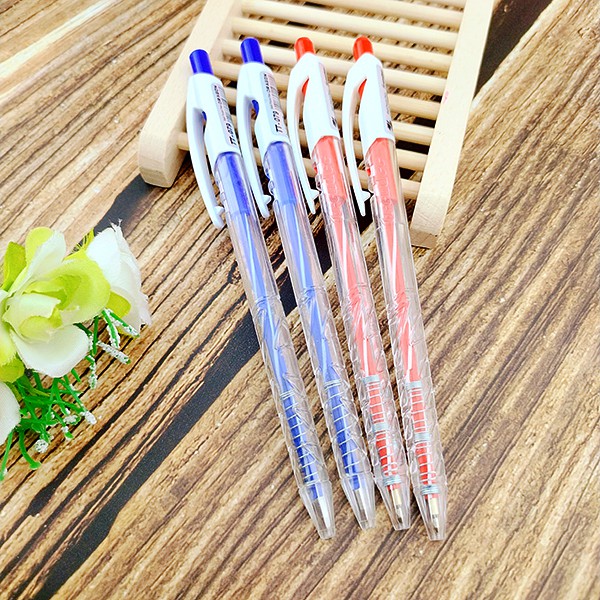 Combo 4 cây bút bi xanh / đỏ